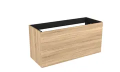 Servantskap fingergrep MIE 120dbl 120x46x57cm lys eik pvc