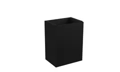 Servantskap slett MIE 40 40x28x52cm sort matt pvc
