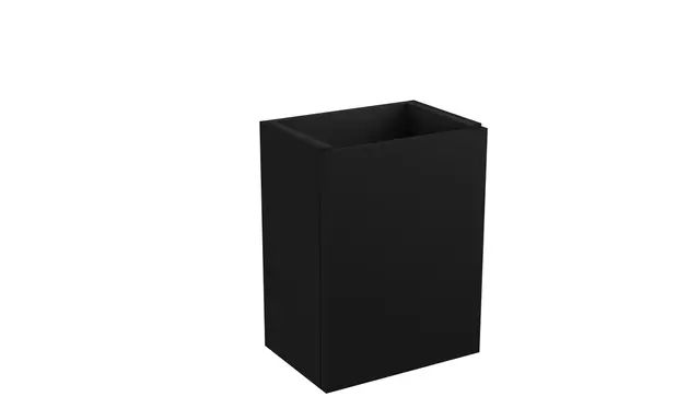 Servantskap slett MIE 40 40x28x52cm sort matt pvc 