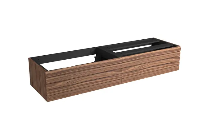 Servantskap stav MIE DEMI 140 140x46x29cm valnøtt finer servant x1 