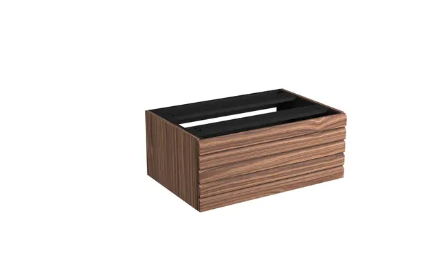 Sideskap stav MIE DEMI 70 70x46x29cm valnøtt finer 