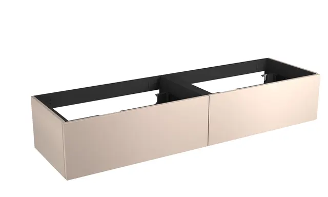 Servantskap trend MIE DEMI 120 120x46x29cm varm beige lakk servant x2 
