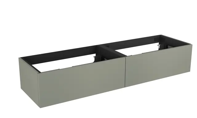 Servantskap trend MIE DEMI 140 140x46x29cm oliven lakk servant x2 