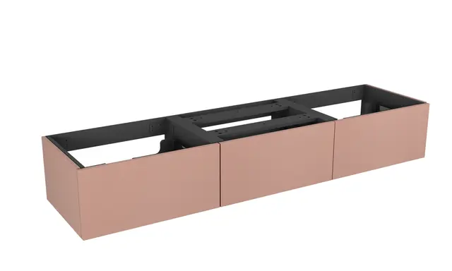 Servantskap trend MIE DEMI 180 3x60 180x46x29cm terracotta lakk servant x2 