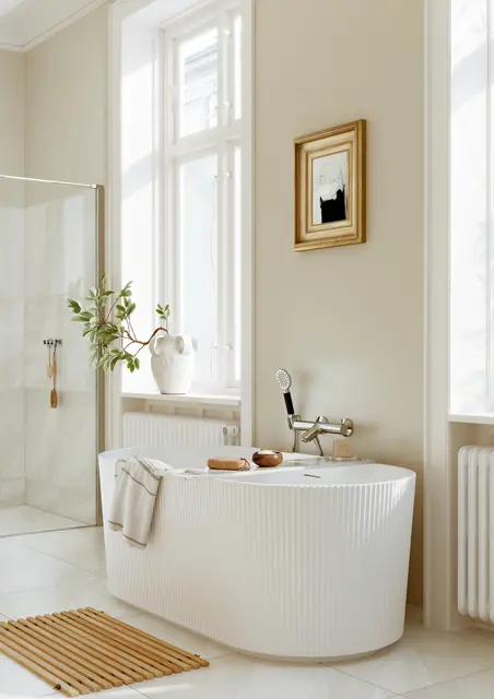 Badekar MORVIGA 150 150x75x58cm hvit matt 
