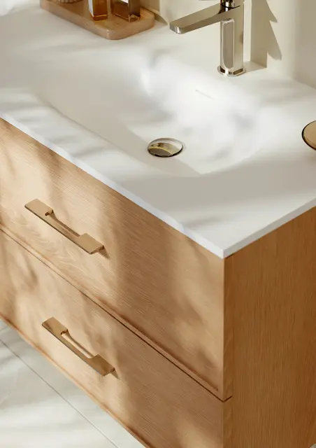 Servantskap ramme IBEN 60 60x46x57cm hvit eik finer 