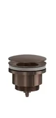 Bunnventil servant uten lukking &#216;63mm G1 1/4 b&#248;rstet ros&#233;gull