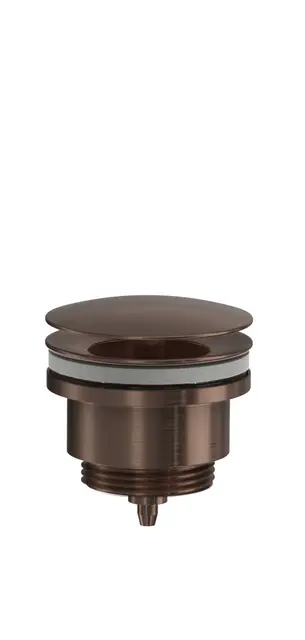 Bunnventil servant uten lukking Ø63mm G1 1/4 børstet roségull 