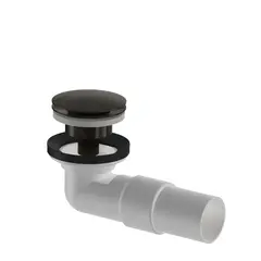 Avl&#248;p PUM pop-up servant m/overl&#248;p 40mm b&#248;rstet sort
