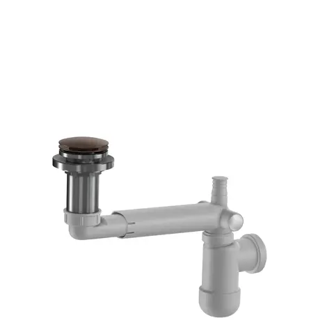 Avl&#248;p PRELOC pop-up benkeplate 40mm og 32mm b&#248;rstet ros&#233;gull