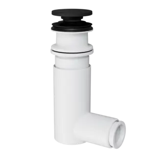 Prevex EasyClean for servant u/overløp sort matt