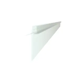 Subbelist rivbar rett LIAM 100 100cm 51mm klar pvc