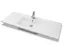 Servant ADA 120 thin 121x46x1,8cm porselen hvit