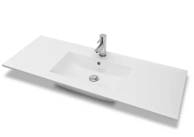 Servant ADA 120 thin 121x46x1,8cm porselen hvit 