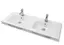 Servant ADA 120dbl thin 121x46x1,8cm porselen hvit