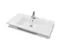 Servant ADA 90 thin 91x46x1,8cm porselen hvit
