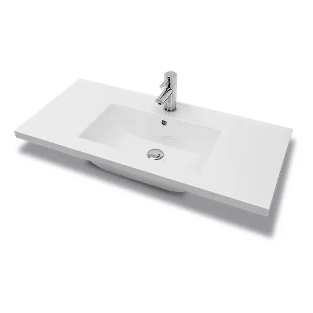 Servant ADA 100 mid 101x46x3,5cm porselen hvit 