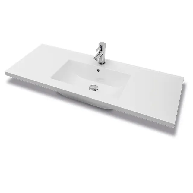 Servant ADA 120 mid 121x46x3,5cm porselen hvit 