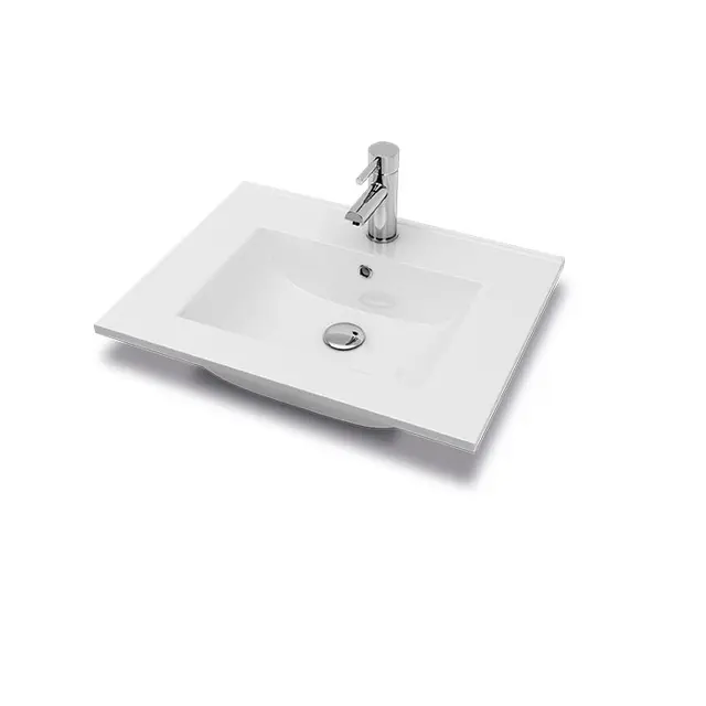 Servantskap ELI 60 med BEA servant 60x46x57cm hvit pvc hvit porselen 