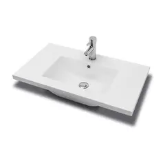 Servant ADA 80 mid 81x46x3,5cm porselen hvit
