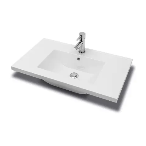 Servant ADA 80 mid 81x46x3,5cm porselen hvit