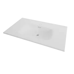 Servant ANE 100 100x60x14,7cm st&#248;pemarmor hvit matt