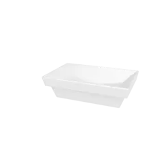 Servant nedfellbar ANJA 55,8x37,2x14,5cm porselen hvit