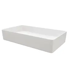 Bolleservant EBBA 61x35x11cm porselen hvit matt
