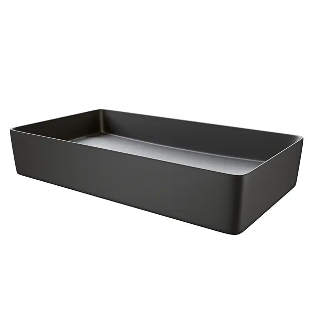 Bolleservant EBBA 61x35x11cm porselen sort matt 