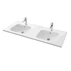 Servant INA 120dbl thin 120x46x2cm st&#248;pemarmor hvit