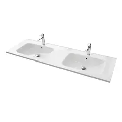 Servant INA 140dbl thin 140x46x2cm st&#248;pemarmor hvit