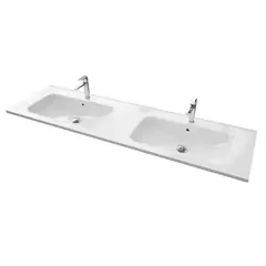 Servant INA 160dbl thin 160x46x2cm st&#248;pemarmor hvit