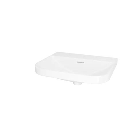 Servant nedfellbar LINA 56,6x47,5x17,5cm porselen hvit