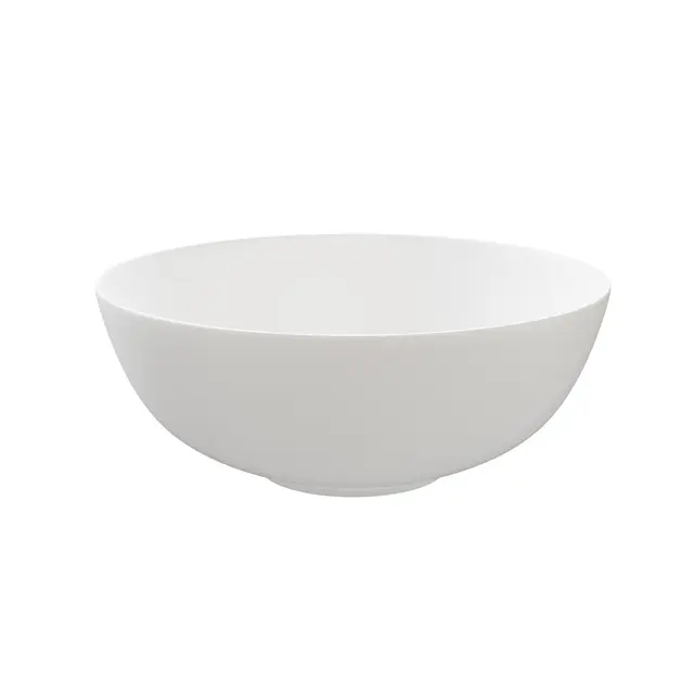 Bolleservant MINA Ø38x15cm porselen hvit matt 