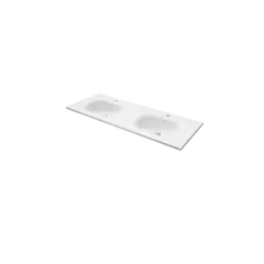 Servant NEA 120dbl 120x46x1,5cm solid surface hvit matt
