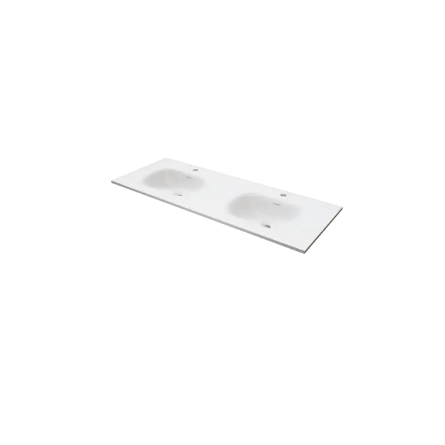Servant NEA 120dbl 120x46x1,5cm solid surface hvit matt 