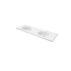 Servant NEA 140dbl 140x46x1,5cm solid surface hvit matt