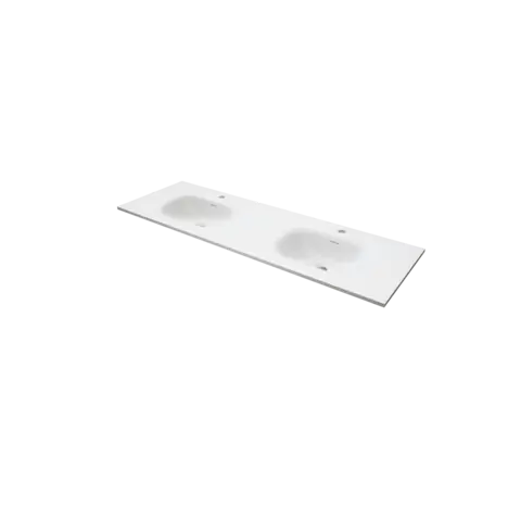 Servant NEA 140dbl 140x46x1,5cm solid surface hvit matt