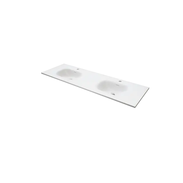 Servant NEA 140dbl 140x46x1,5cm solid surface hvit matt 