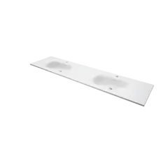 Servant NEA 180dbl 180x46x1,5cm solid surface hvit matt