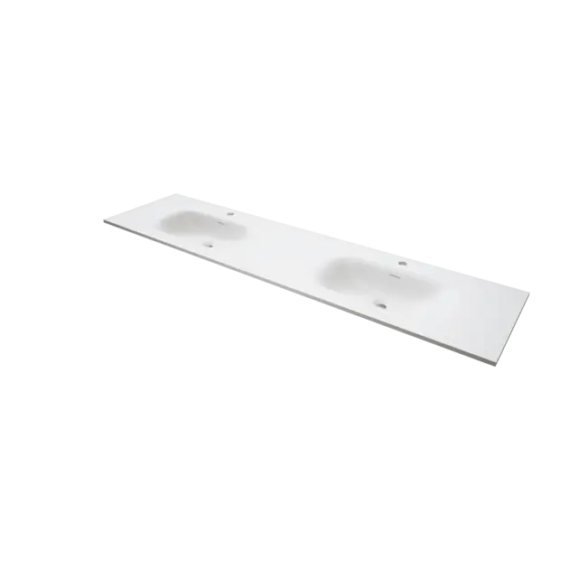 Servant NEA 180dbl 180x46x1,5cm solid surface hvit matt 