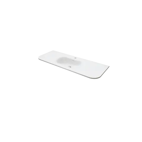 Servant NEA 120 rund 120x46x1,5cm solid surface hvit matt
