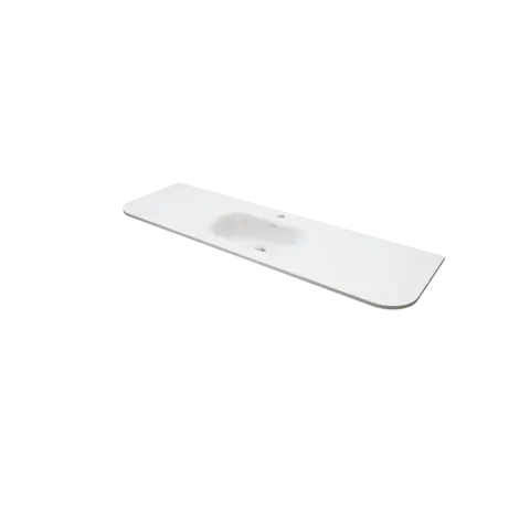 Servant NEA 150 rund 150x46x1,5cm solid surface hvit matt