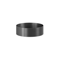 Bolleservant YLVA Ø355x110mm metall børstet grå