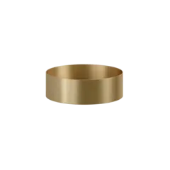 Bolleservant YLVA Ø355x110mm metall børstet messing