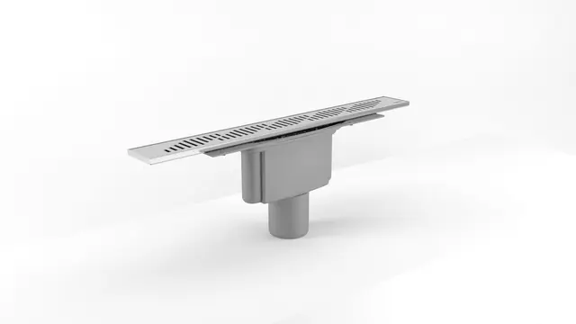 Gulvsluk twist PURUSLINE 600 ø75mm 60cm bunnutløp krom 