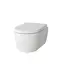 Toalett vegg AIDA standard sete soft close hvit