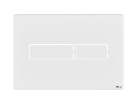 Betjeningsplate toalett TECElux Mini hvitt glass touch-free