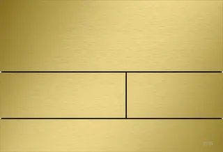 Betjeningsplate toalett TECEsquare II b&#248;rstet messing
