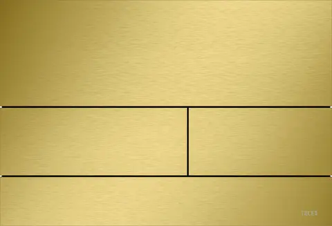Betjeningsplate toalett TECEsquare II b&#248;rstet messing